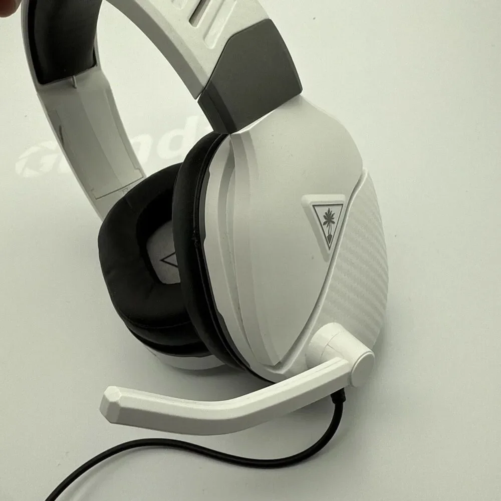 Turtle Beach Gaming Headset, White with Gray - Cables included
